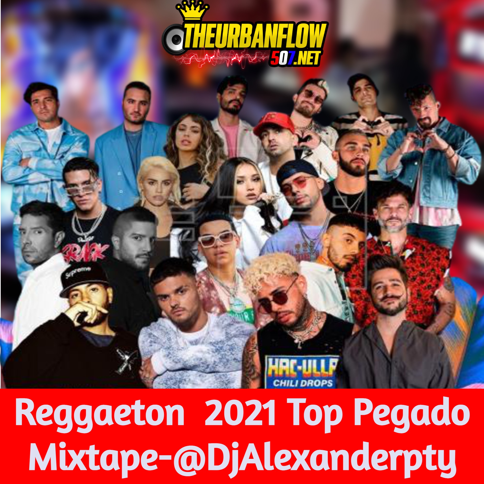 Reggaeton  2021 Top Pegado Mixtape-@DjAlexanderpty